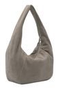 LIEBESKIND BERLIN Farrah Hydro Suede Hobo Bag M Neutral Gray LIEBESKIND BERLIN Farrah Hydro Suede Hobo Bag M Neutral Gray