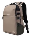 Hedgren Commute Rail 3 Compartment Backpack 15,6'' RFID With Rain Cover Vintage Beige Eco