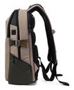 Hedgren Commute Rail 3 Compartment Backpack 15,6'' RFID With Rain Cover Vintage Beige Eco