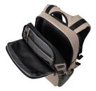 Hedgren Commute Rail 3 Compartment Backpack 15,6'' RFID With Rain Cover Vintage Beige Eco