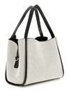 GUESS Nicolette Girlfriend Satchel Natural / Black GUESS Nicolette Girlfriend Satchel Natural / Black