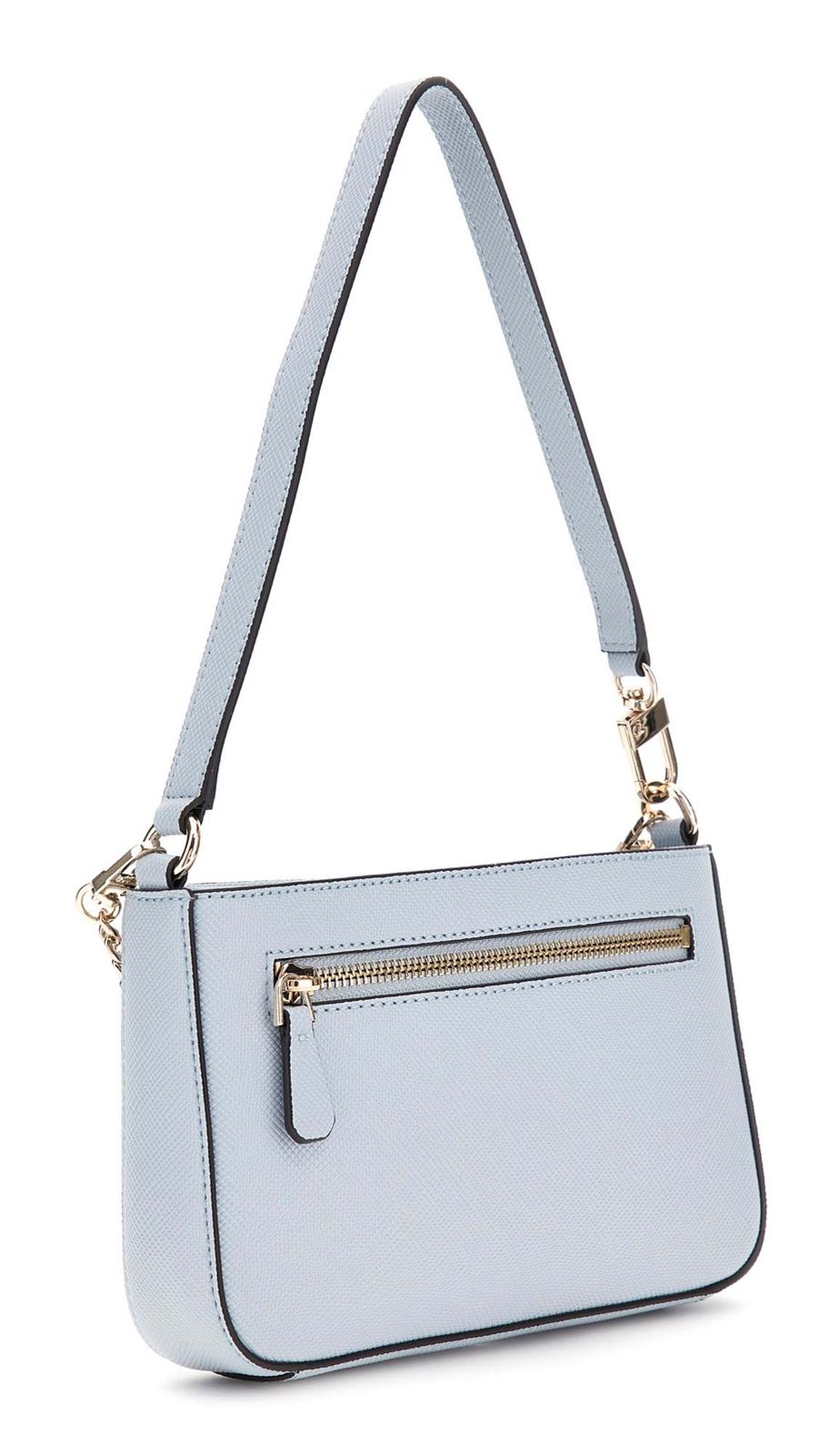GUESS Noelle II Mini Top Zip Shoulder Bag Misty Blue GUESS Noelle II Mini Top Zip Shoulder Bag Misty Blue