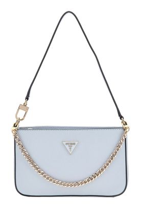 GUESS Noelle II Mini Top Zip Shoulder Bag Misty Blue