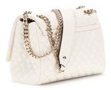 GUESS Everlee Convertible Xbody Flap Bag Cream White GUESS Everlee Convertible Xbody Flap Bag Cream White