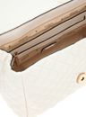 GUESS Everlee Convertible Xbody Flap Bag Cream White GUESS Everlee Convertible Xbody Flap Bag Cream White