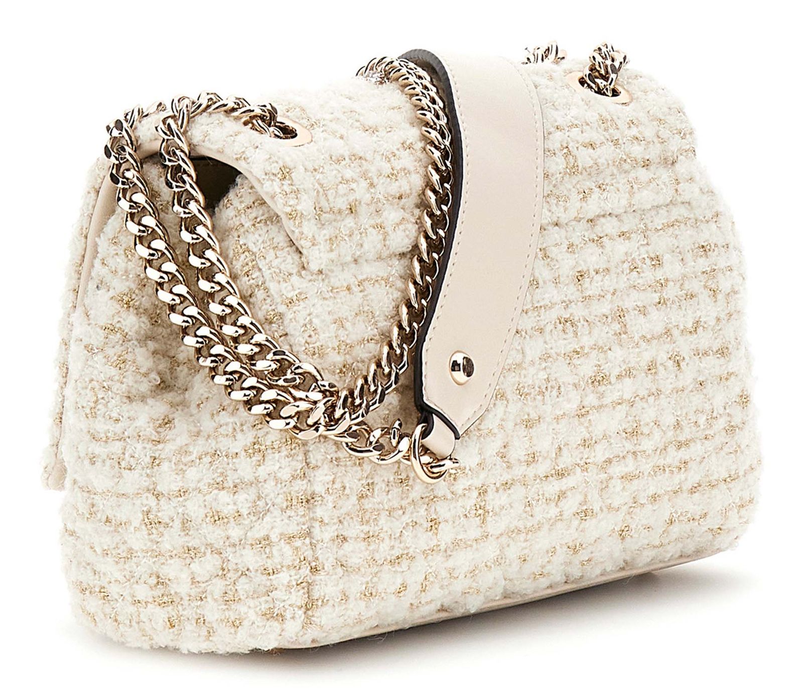 GUESS Everlee Convertible Xbody Flap Bag Ivory GUESS Everlee Convertible Xbody Flap Bag Ivory