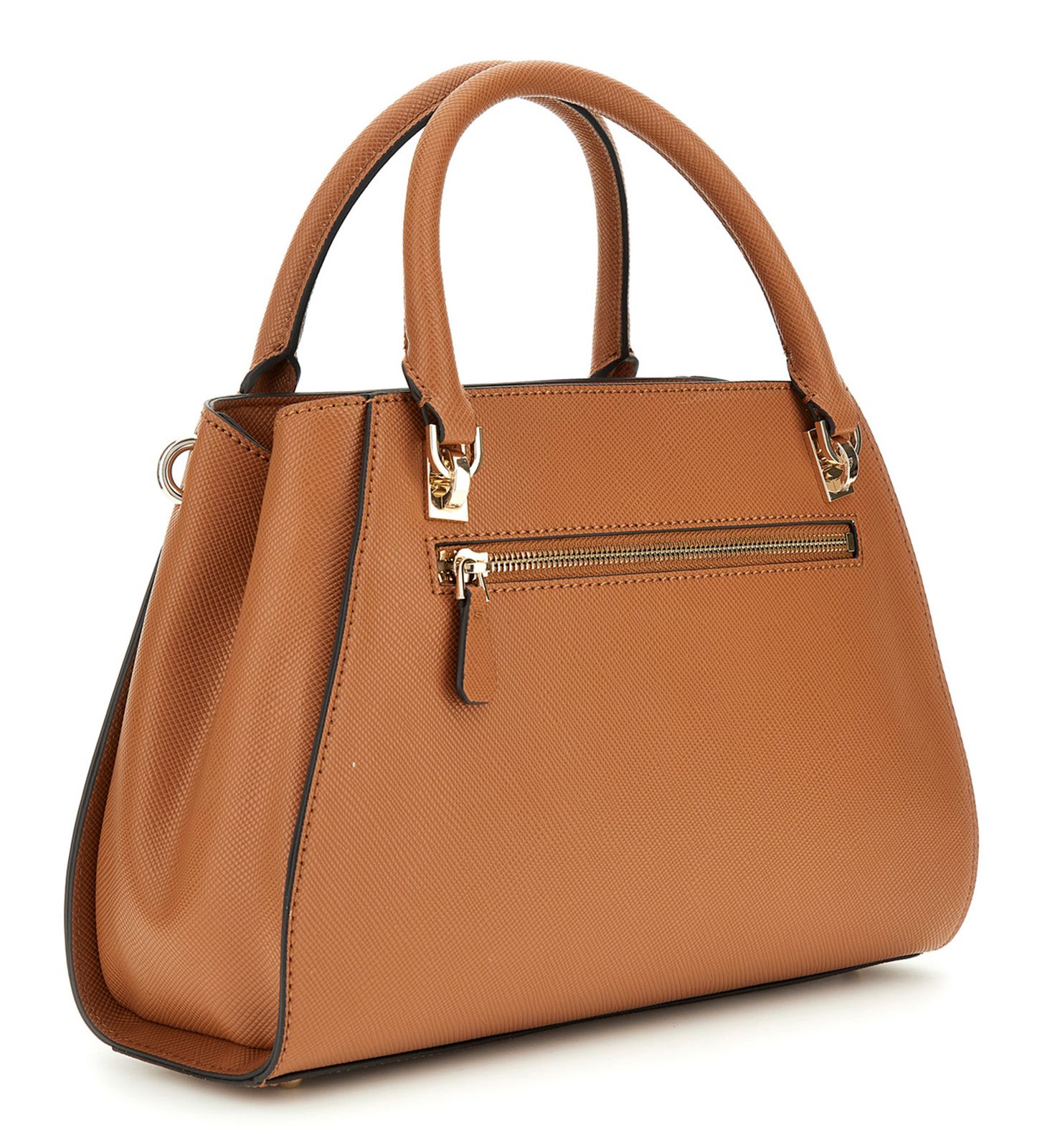 GUESS Noelle II Luxury Satchel Light Cognac GUESS Noelle II Luxury Satchel Light Cognac