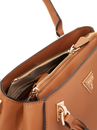 GUESS Noelle II Luxury Satchel Light Cognac