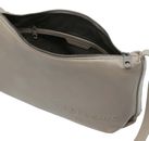 LIEBESKIND BERLIN Sheep Natural Elvira Crossbody M Neutral Gray LIEBESKIND BERLIN Sheep Natural Elvira Crossbody M Neutral Gray