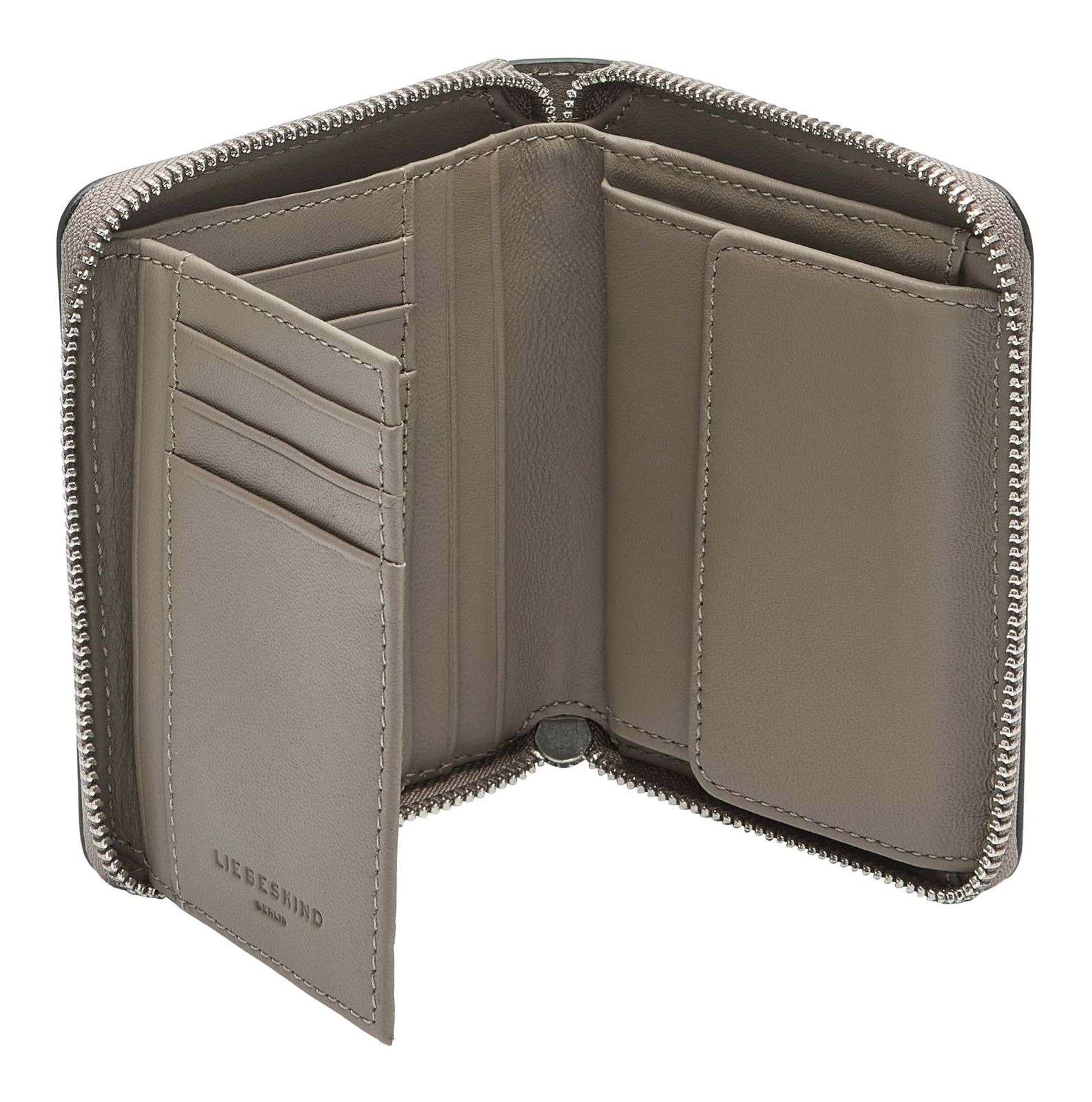 LIEBESKIND BERLIN Soft Nappa Conny Wallet M Neutral Gray LIEBESKIND BERLIN Soft Nappa Conny Wallet M Neutral Gray