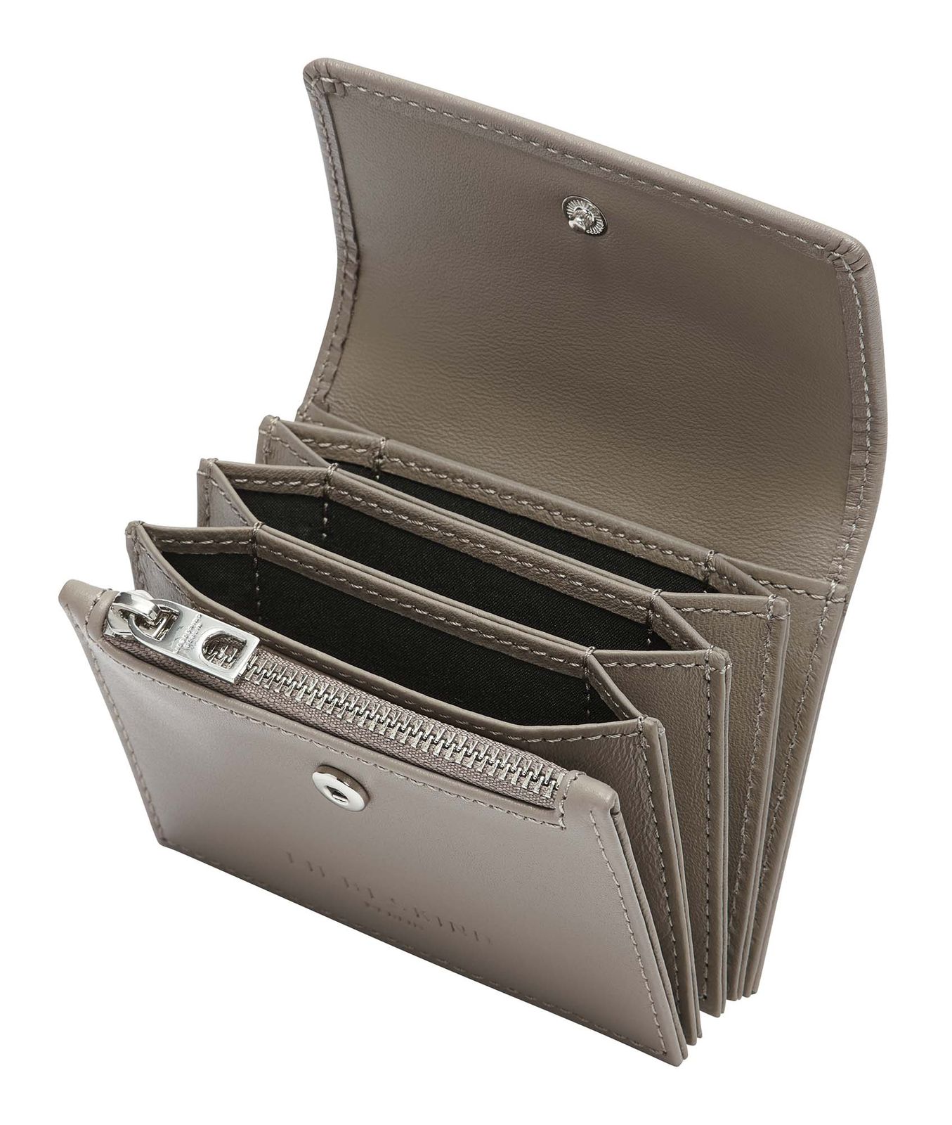LIEBESKIND BERLIN Soft Nappa Akkordeon Wallet S Neutral Gray LIEBESKIND BERLIN Soft Nappa Akkordeon Wallet S Neutral Gray
