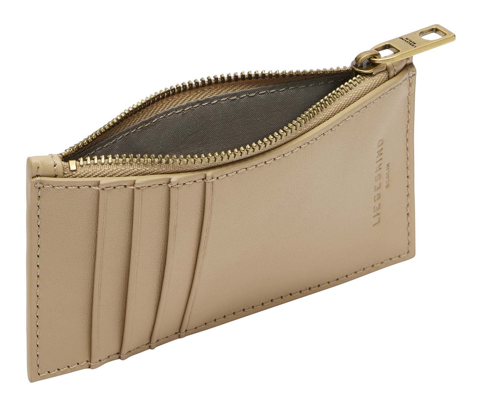 LIEBESKIND BERLIN Soft Nappa Lou Cardholder XS Beige LIEBESKIND BERLIN Soft Nappa Lou Cardholder XS Beige