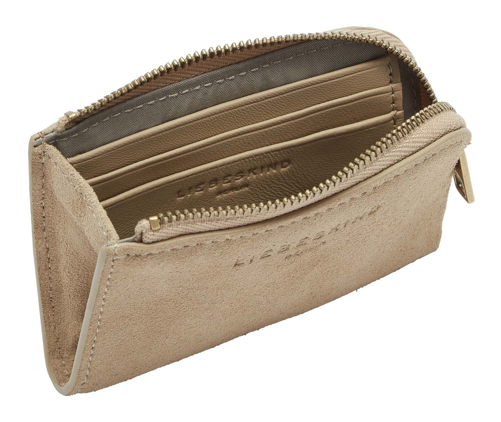 LIEBESKIND BERLIN Hydro Suede Lena Wallet XS Beige LIEBESKIND BERLIN Hydro Suede Lena Wallet XS Beige