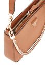GUESS Noelle II Mini Top Zip Shoulder Bag Light Cognac
