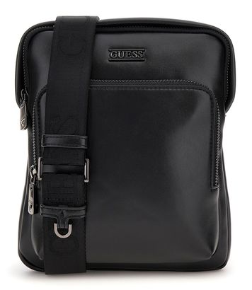 GUESS Boston Crossbody Flat Bag Black