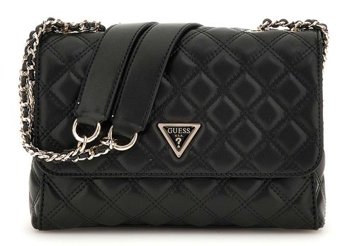GUESS Giully II Compound Convertible Flap Bag Black