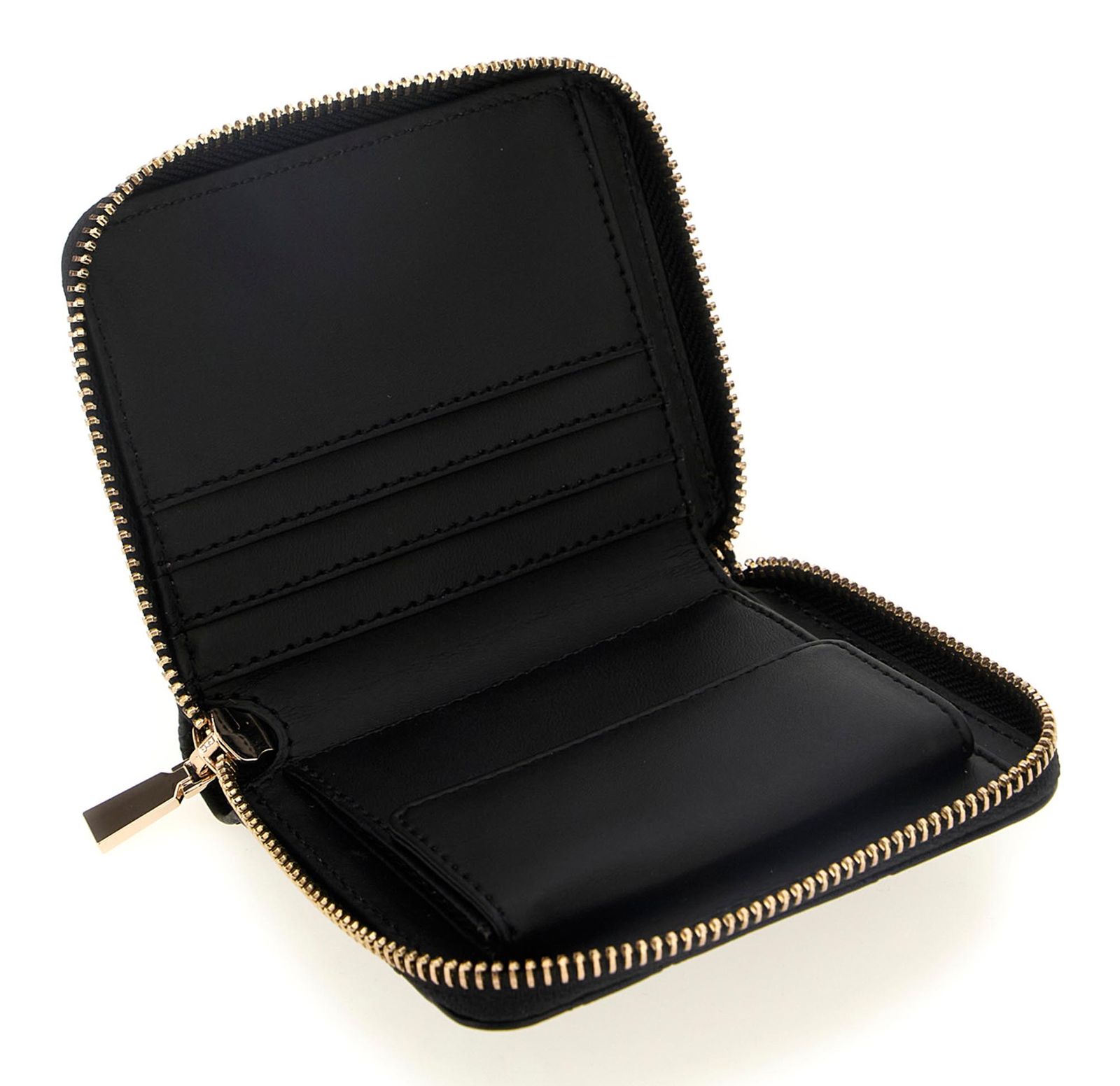 GUESS Phoebe SLG Small Zip Around Wallet S Black Logo GUESS Phoebe SLG Small Zip Around Wallet S Black Logo
