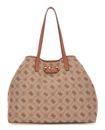 GUESS Neda Large 2 In 1 Tote Bag L Latte Logo GUESS Neda Large 2 In 1 Tote Bag L Latte Logo