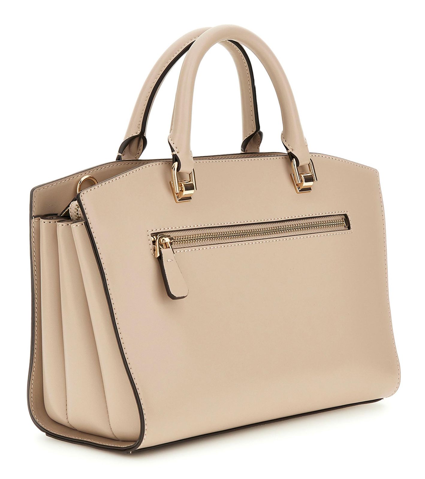 GUESS Queensland Luxury Satchel Simply Taupe GUESS Queensland Luxury Satchel Simply Taupe
