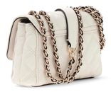 GUESS Giully II Mini Compound Convertible Flap Bag Cream White