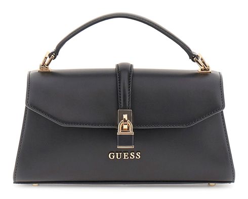 GUESS Queensland Top Handle Flap Bag Black