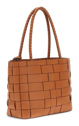 Guess■MAYLEE 格子 ミニ バケットバッグ Brown Maylee Woven Shoulder Bag | GUESS