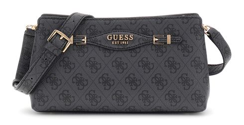 GUESS Katya Crossbody Top Zip Coal Logo
