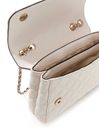 GUESS Giully II Compound Convertible Flap Bag Creme White