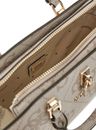 GUESS Queensland Mini Satchel Bag Dove Logo