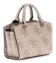 GUESS Queensland Mini Satchel Bag Dove Logo