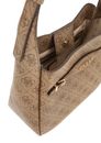 GUESS Katya Hobo Shoulder Bag Latte Logo