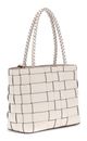 GUESS Maylee Girlfriend Tote Cream White GUESS Maylee Girlfriend Tote Cream White