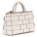 GUESS Maylee Girlfriend Satchel Cream White GUESS Maylee Girlfriend Satchel Cream White