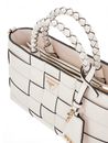 GUESS Maylee Girlfriend Satchel Cream White GUESS Maylee Girlfriend Satchel Cream White