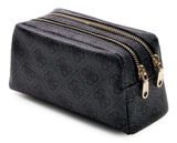 GUESS Zamira Double Zip Coal Logo GUESS Zamira Double Zip Coal Logo