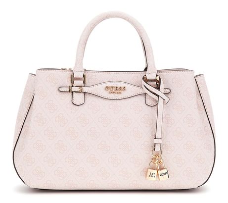 GUESS Katya Girlfriend Satchel Rose Water Logo