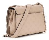 GUESS Phoebe Convertible Xbody Flap Bag Simply Taupe Logo