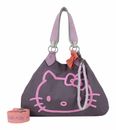 Fritzi aus Preußen Izzy Hello Kitty Head Flocked Canvas M Anthra Cat