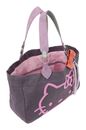 Fritzi aus Preußen Izzy Hello Kitty Head Flocked Canvas M Anthra Cat