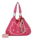 Fritzi aus Preußen Izzy Hello Kitty Head Flocked Canvas M Pink Cat