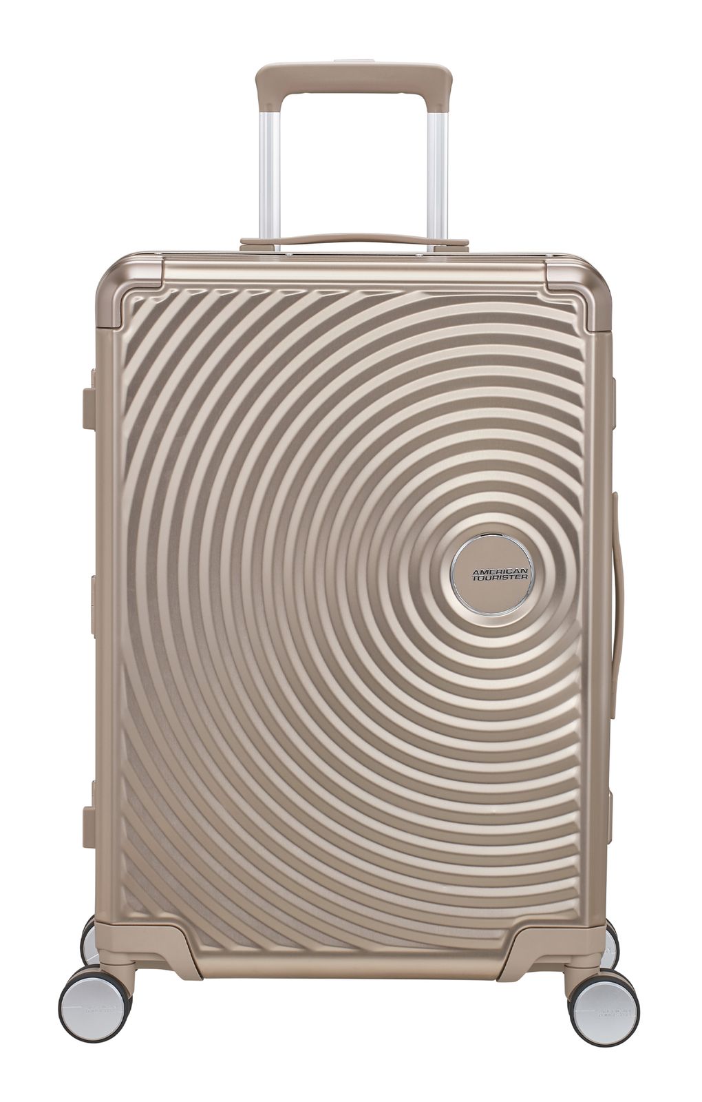 American Tourister Soundbox Alu Spinner 68 / 25 TSA Trolley M Bronze American Tourister Soundbox Alu Spinner 68 / 25 TSA Trolley M Bronze