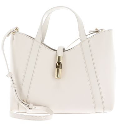 FURLA Goccia Tote Bag S Panna
