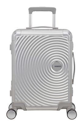American Tourister Soundbox Alu Spinner 55 / 20 TSA Trolley S Silver