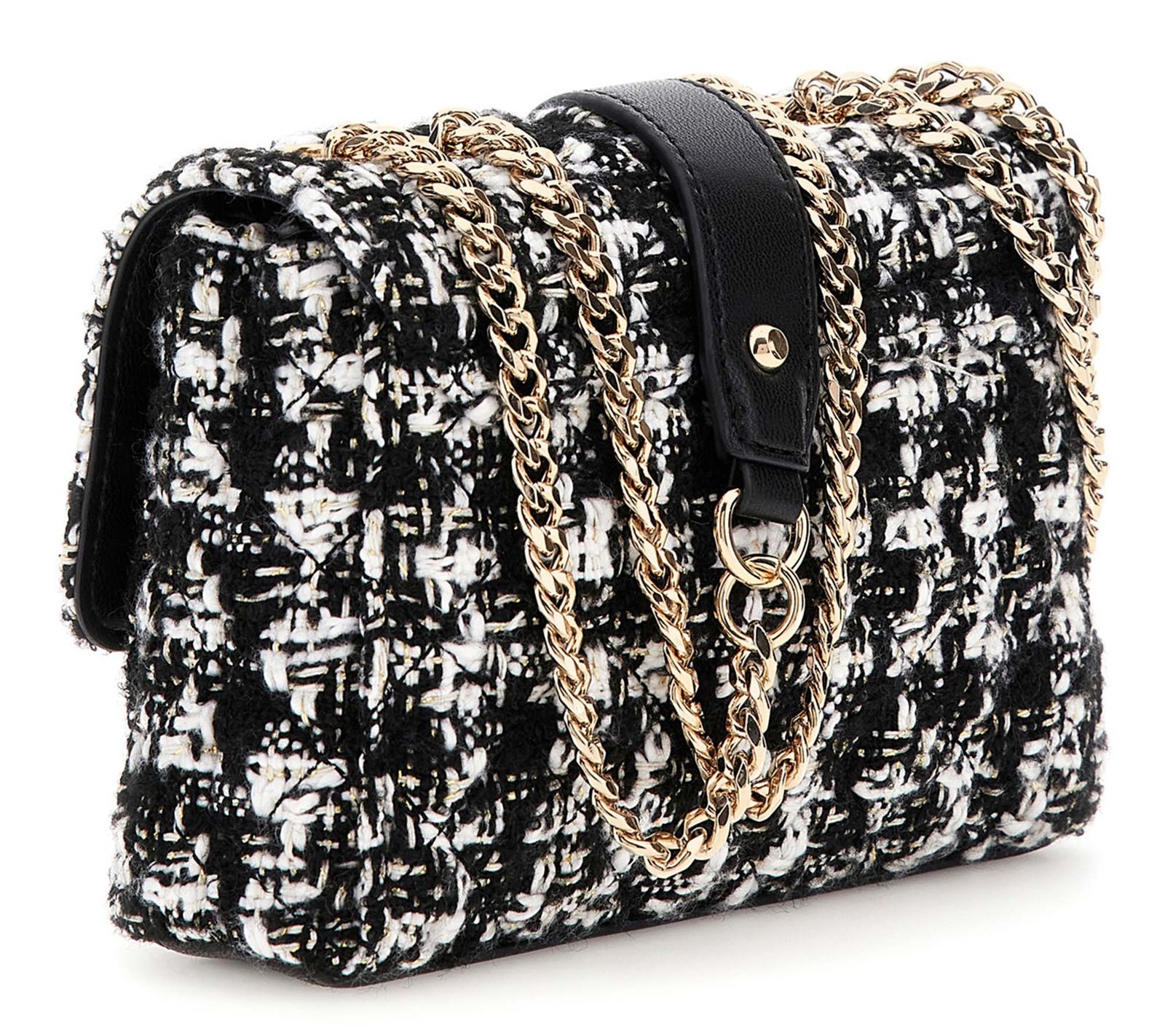 GUESS Everlee Mini Convertible Xbody Flap Bag Black Multi GUESS Everlee Mini Convertible Xbody Flap Bag Black Multi