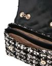 GUESS Everlee Mini Convertible Xbody Flap Bag Black Multi