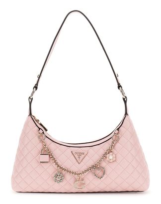GUESS Everlee Top Zip Shoulder Bag Rose Water