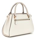 GUESS Noelle II Luxury Satchel Creme White / Taupe GUESS Noelle II Luxury Satchel Creme White / Taupe