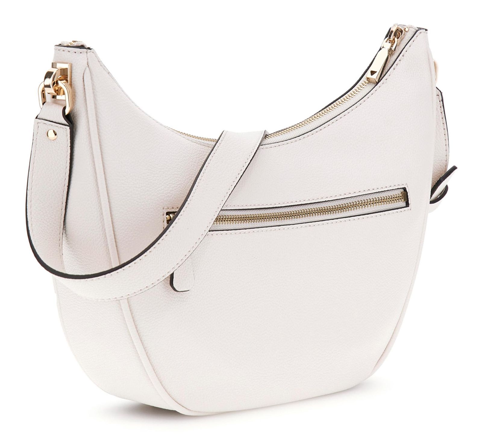GUESS Calebra Hobo Shoulder Bag Creme White GUESS Calebra Hobo Shoulder Bag Creme White