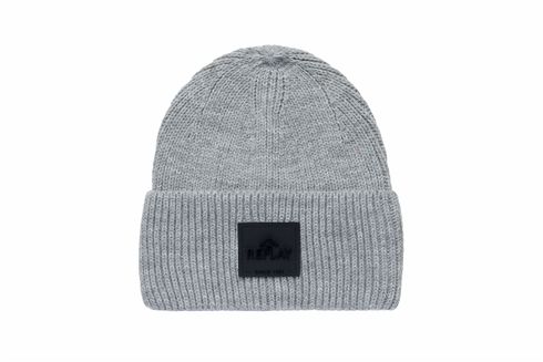 REPLAY Beanie Gray Melange