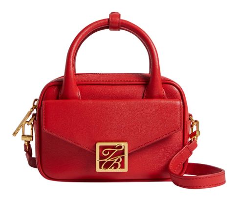Ted Baker Anibell Detail Mini Leather Crossbody Bag Brt - Red